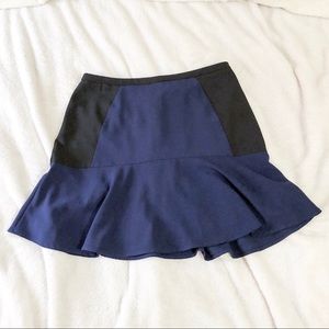 H&M | Black and Navy Skirt